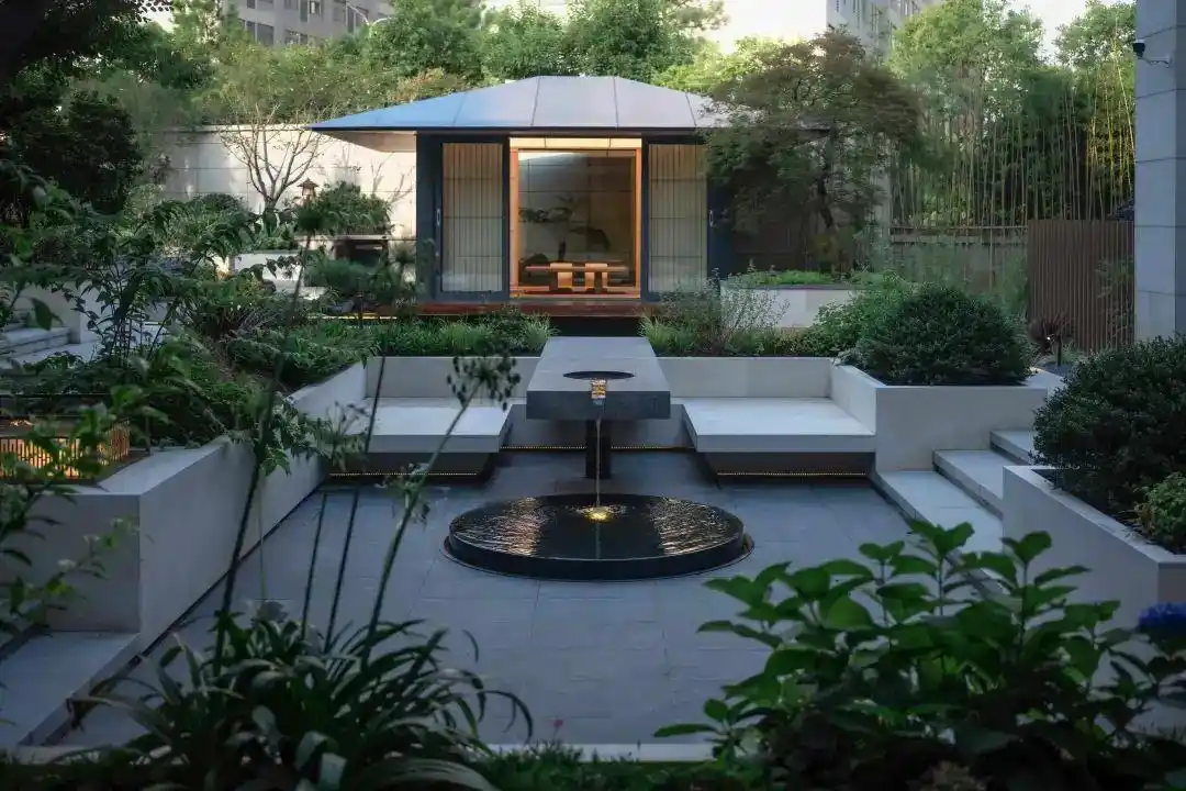 精选40个庭院水景案例,谁能拒绝这么美的水景呢?