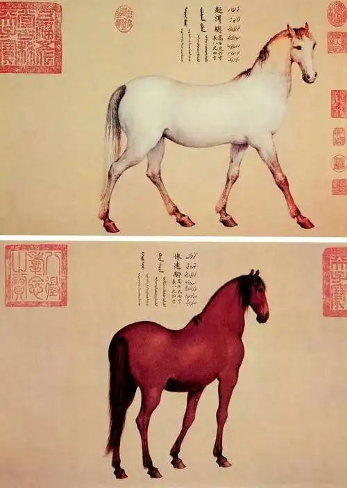 中国历史上爱画马的"老外"