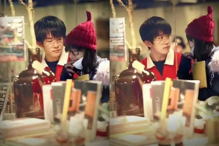 易烊千玺和女朋友深情对视粉丝直言千玺女朋友只认这一个