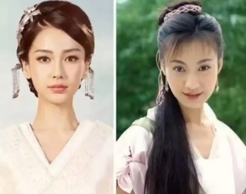 杨雪,杨颖在同一部戏里演母女,之前都说她俩长得像,就是演技之间有点