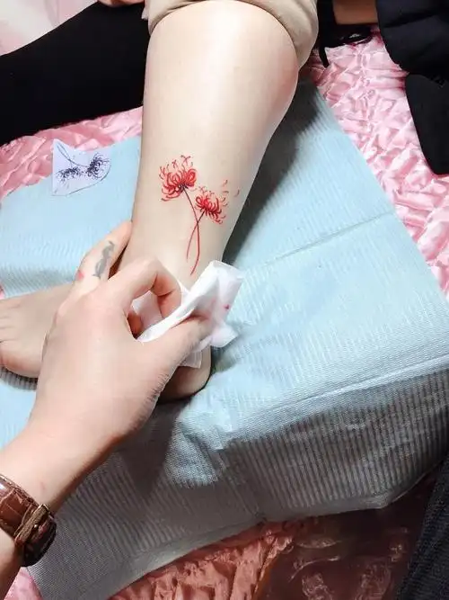 彼岸花_纹身图案手稿图片_海鸥的纹身作品集