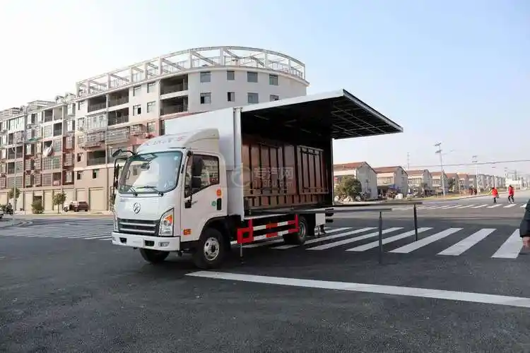 大运新奥普力国六黄牌流动舞台车舞台展开图