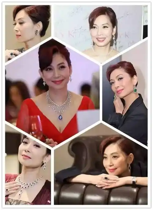 身价5亿的邝美云,拥有非常之多的珠宝,令人咂舌,钻石,红宝石,蓝宝石