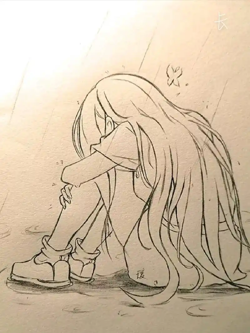 素描漫画 - 凡事靠自己:七七服装店金光大道a区16号 - 抖音