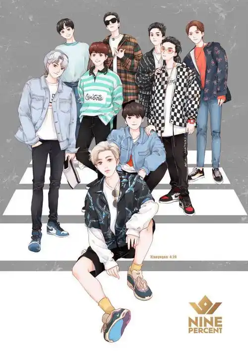 百分九少年团漫画蔡徐坤