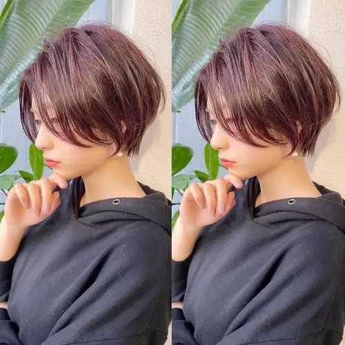 这才叫短发,立体蓬松很有线条感,你那只是把头发剪短了|发型|头型