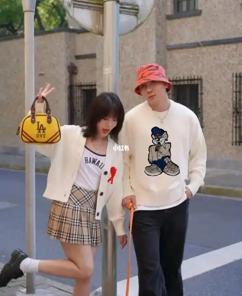 情侣穿搭男女之间,158-175男女身高搭配