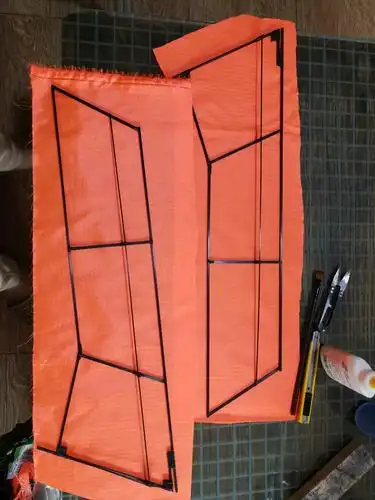 后掠式滑翔盘飞机制作图解(原创,欢迎盗版)