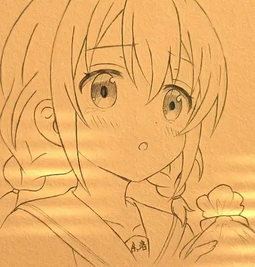 可爱#绘画过程 #动漫人物绘画 #手绘临摹 动漫女生教程,首发在ks