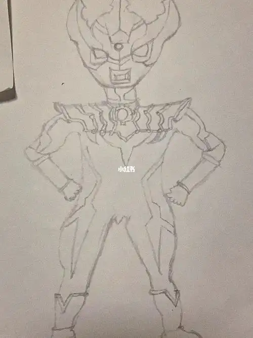 笔记灵感  #简笔画  #泰迦奥特曼发小儿子点名要泰迦咋又把他画矮画