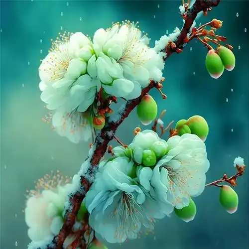 傲雪寒梅头像高清图片 唯美适合做微信头像的梅花_微信头像_头像屋