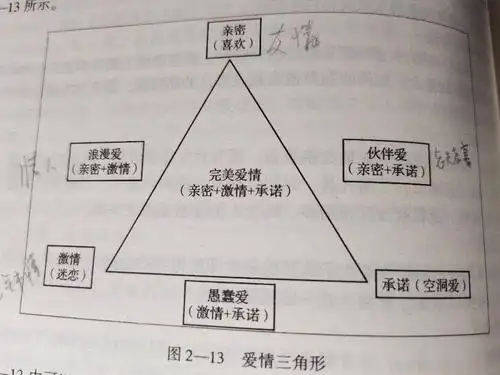 爱情三角理论诠释了7种爱情看看你的爱情属于哪一种