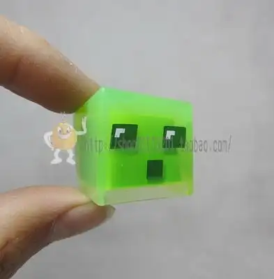 简笔画我的世界史莱姆