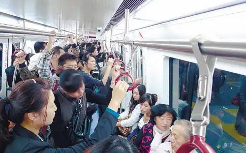 沈阳地铁啥时人多7点20分至8点30分图