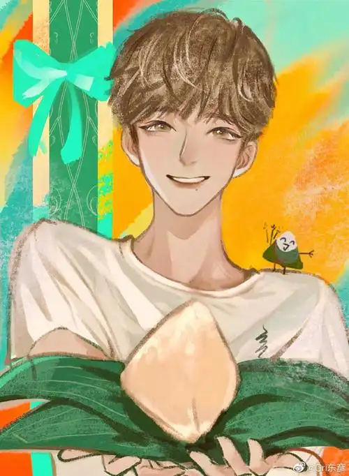 肖战端午节动漫可爱头像壁纸