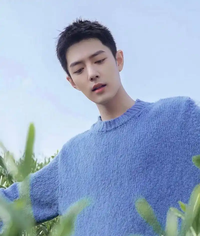 肖战 #抖音图文来了 今天和战战穿情侣款蓝毛衣 #向全世界 - 抖音