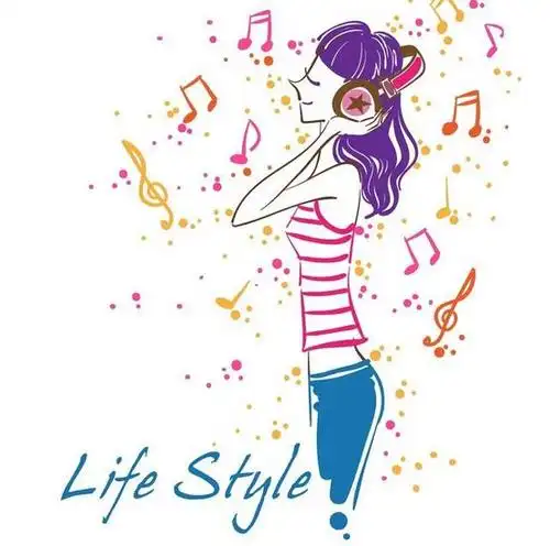 听音乐的图片动漫