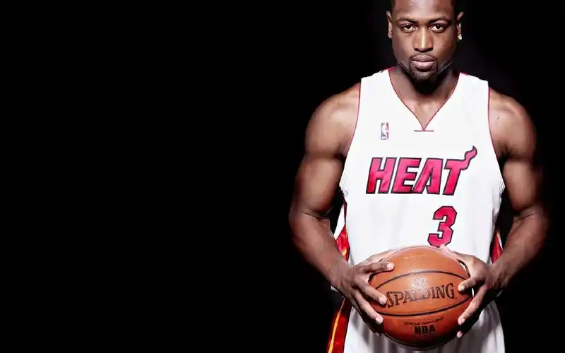 nba篮球明星德恩韦德高清帅气写真桌面壁纸