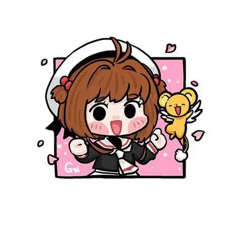 魔卡少女樱百变小樱系列手绘q版头像堆糖美图壁纸兴趣社区