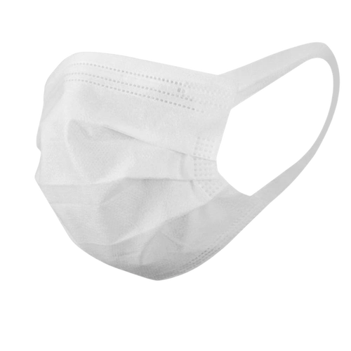 口罩白色网红明星同款防勒神器大号一次性三层口罩