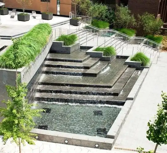 让人惊艳的水景设计!景观中的跌水,叠水?