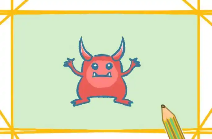 恶魔怎么画简笔画可爱