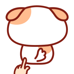 可爱狗狗表情～秋田君生气