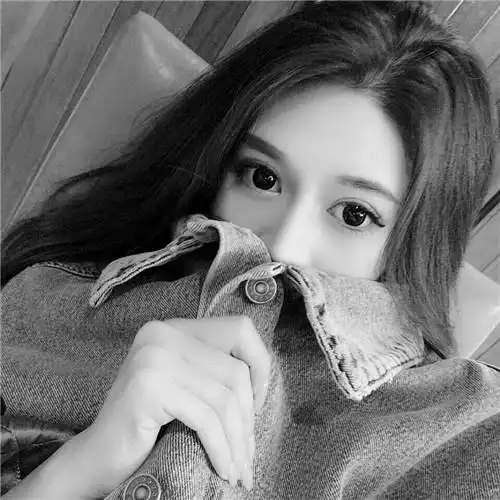 女生冷酷无情霸气黑白头像图片