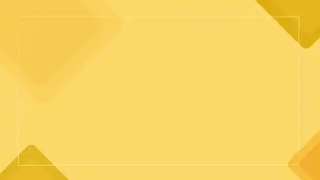 黄色简约几何ppt背景模板, 黄色, 几何, 简约 背景图片