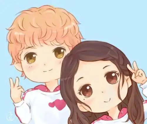 鹿晗迪丽热巴q图简笔画