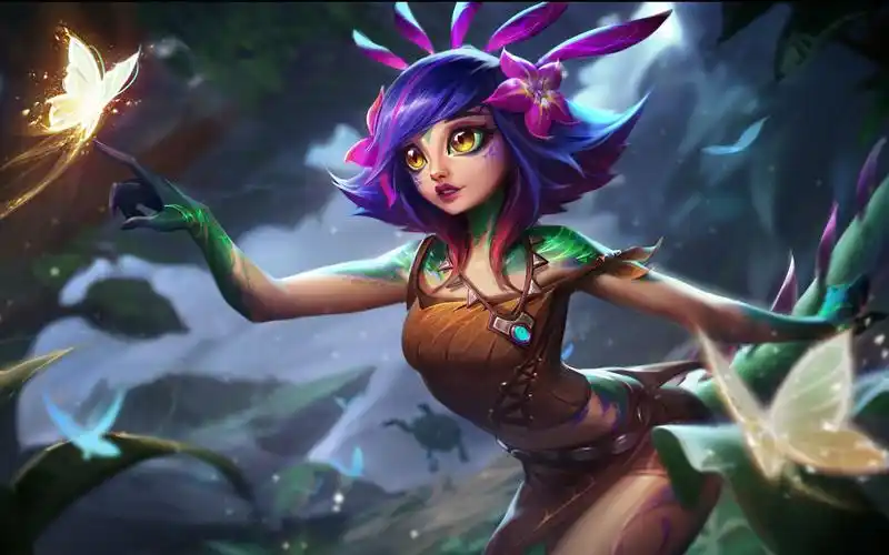 3dmax-lol万花通灵·妮蔻模型制作.