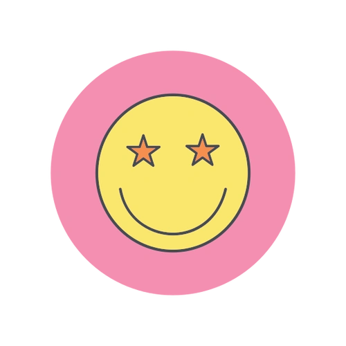 lucky emoji icon design