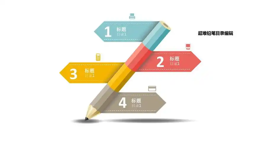 ppt的功能越来越强大,能绘画,有素材   标题 目录1 超难铅笔目录编辑