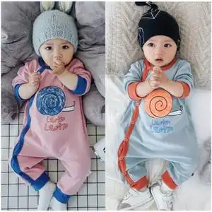 秋装 span class=h>套装 /span>男女宝宝0-1岁新生的儿哈衣纯棉 span