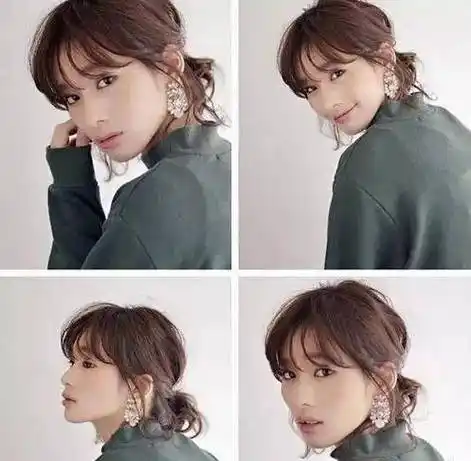 5种扎法就是齐耳短发也适合!