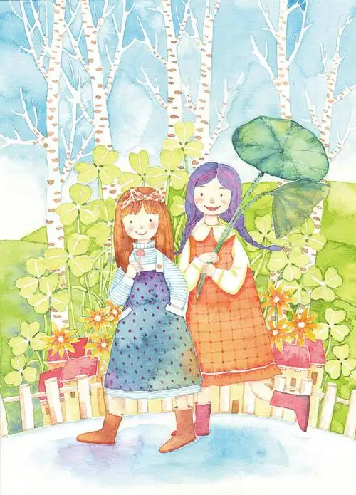 快乐两姐妹,幸福三叶草