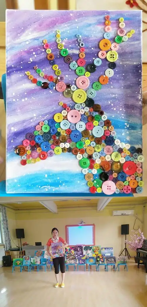 教师技能技巧考核"环保有招,创意无限"——废物利用创意画 写美篇作品