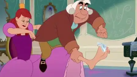 灰姑娘3:大脚仙度瑞拉姐姐,脚大却像试穿水晶鞋,竟然还穿上了?