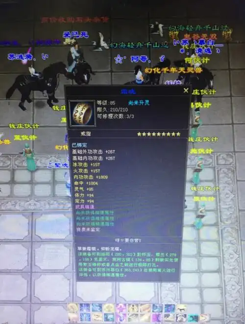 天龙八部区里爆出9星手工好东西都是人家的恭喜这位老铁