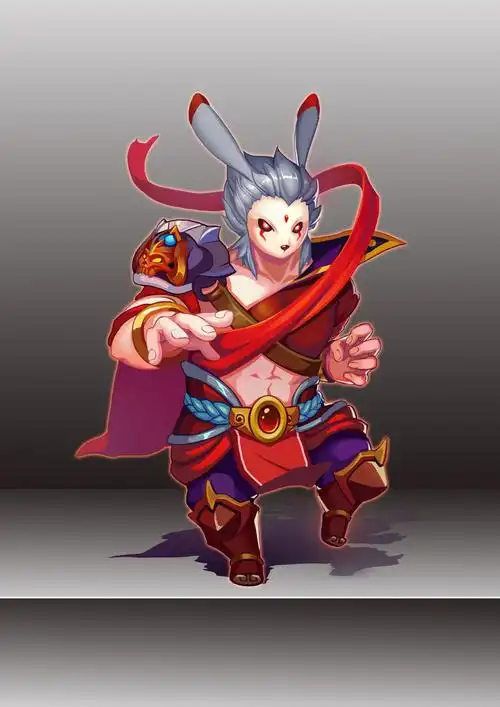 仙侠类手游q版人物立绘