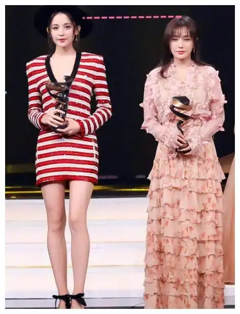 唐嫣古力娜扎人均身高172,刘诗诗如何保持镜头感?站法太机智了