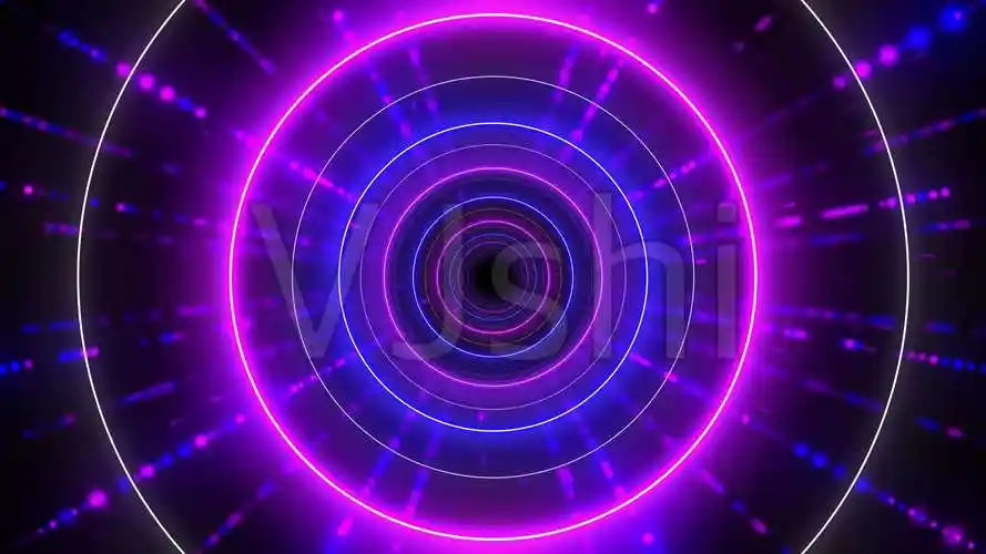 4k彩色粒子线动感闪烁模特灯光秀舞台背景