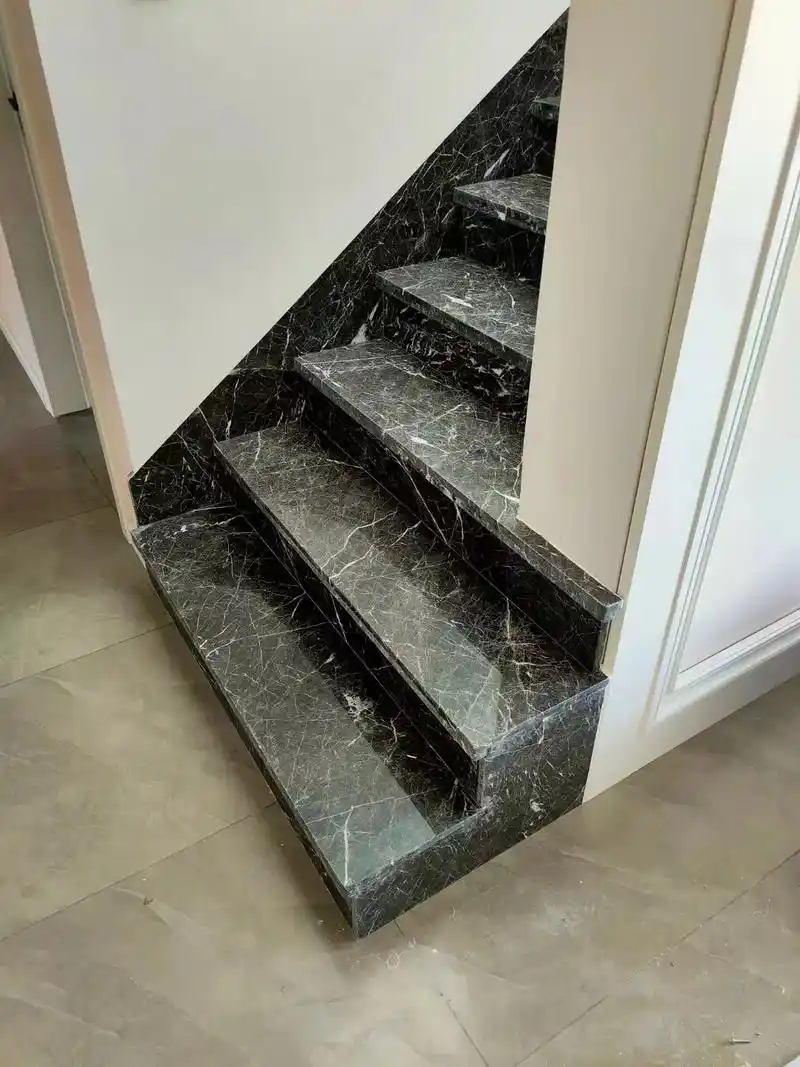 巴西灰大理石楼梯踏步