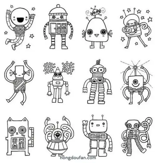 外星人要如何画外星人简笔画大全