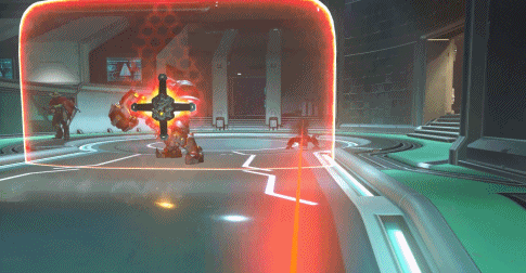 脉冲"黑影"向周围大范围区域释放出电磁能量,摧毁敌方屏障以及护盾