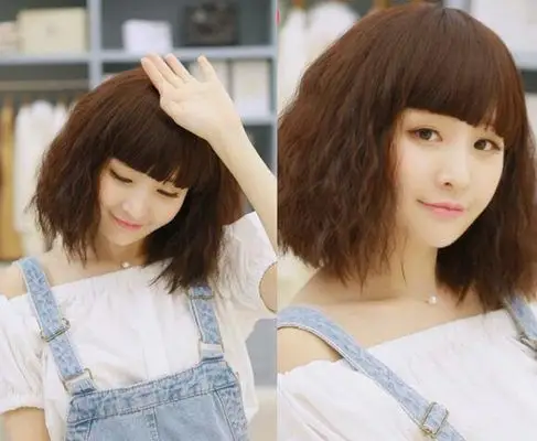 最新流行玉米烫短发图片四款清爽时尚添气质