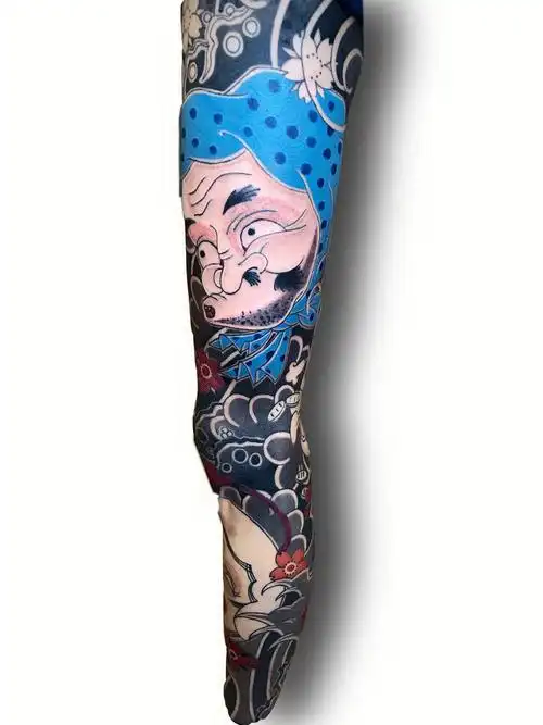 老传统花腿成都纹身