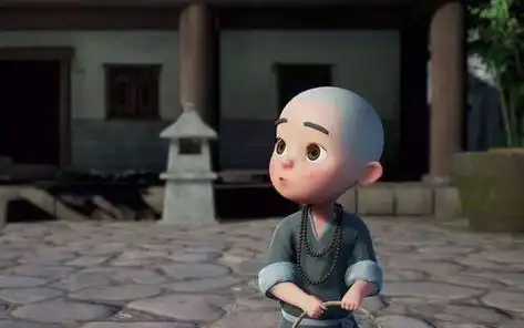 小和尚扛着包袱,走着哭的这个图片来自于那里?