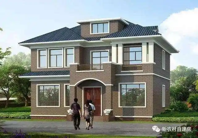 3款最实用的二层农村别墅造价不超过25万明年房子就这样建
