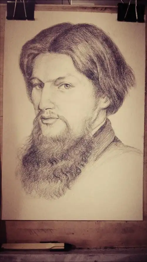 一个胡子大叔(临摹练习)